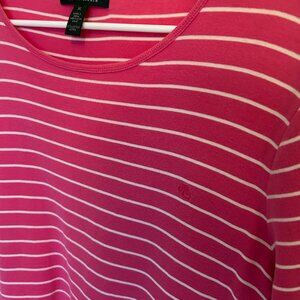 Ralph Lauren Pink Striped Tee